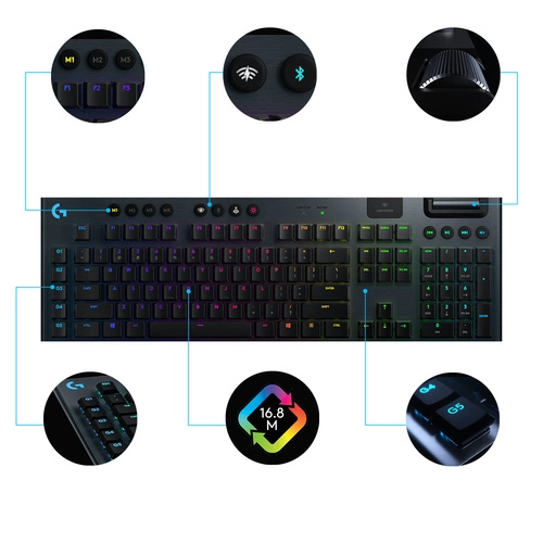 Vezeték nélküli billentyűzet Logitech G G915 QWERTY