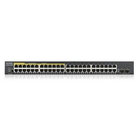 Kapcsoló Zyxel GS190048HPV2-EU0101F 48x 1Gb 2x SFP 170W PoE+