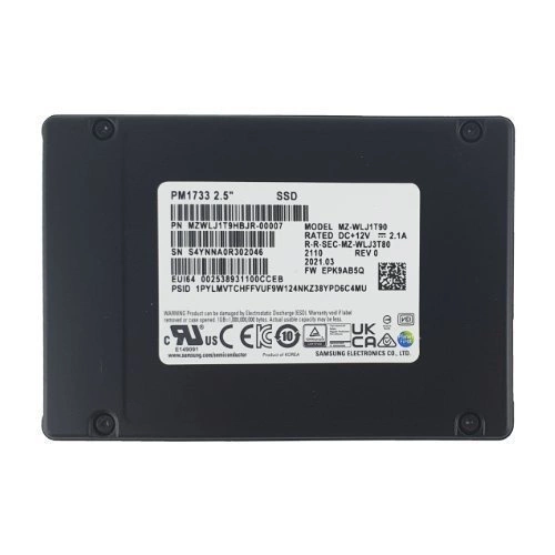 SSD Merevlemez Samsung PM1733 3.84TB 2.5'' NVMe PCIe 4.0 x4/dual port x2  | MZWLJ3T8HBLS MZWLJ3T8HBLS-00007