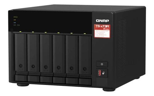 NAS-kiszolgáló QNAP TS-673A-8G 6x SSD | HDD SATA 8GB RAM