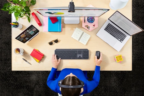 Vezeték nélküli billentyűzet Logitech Mx Keys For Business QWERTZ (DE)