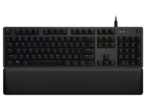 Wired billentyűzet Logitech G G513 CARBON LIGHTSYNC RGB Mechanical Gaming Keyboard, GX Brown QWERTY