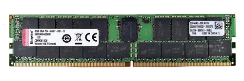 RAM memória 1x 32GB Kingston ECC REGISTERED DDR4 2Rx4 2400MHz PC4-19200 RDIMM | KSM24RD4/32MAI