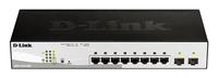 Kapcsoló D-Link DGS-1210-08P/E 8x 1Gb 2x SFP 65 W PoE+