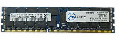 RAM memória 1x 16GB DELL PowerEdge & Precision Workstation DDR3 1600MHz ECC REGISTERED DIMM | SNPJDF1MC/16G