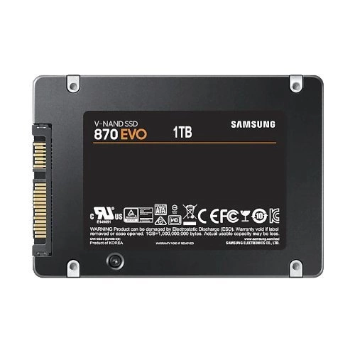 SSD Merevlemez Samsung 870 EVO 1TB 2.5'' SATA 6Gb/s TLC | MZ-77E1T0B/EU