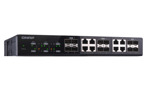 Kapcsoló QNAP QSW-M1208-8C 1x 1Gb 4x SFP+ 8x RJ-45/SFP+