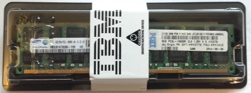 RAM memória 1x 8GB IBM ThinkServer & System X DDR3 1333MHz ECC REGISTERED DIMM | 49Y3778 