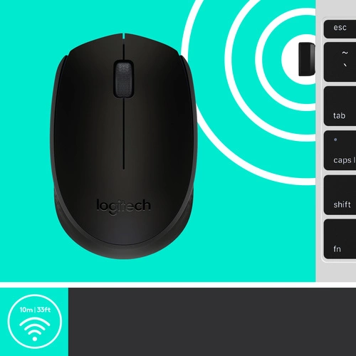 Vezeték nélküli egér Logitech M171 Black-K 910-004424