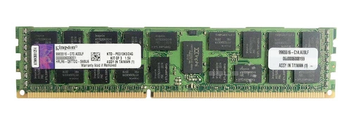 RAM memória 1x 8GB Kingston ECC REGISTERED DDR3  1333MHz PC3-10600 RDIMM | 9965516-070.A00LF
