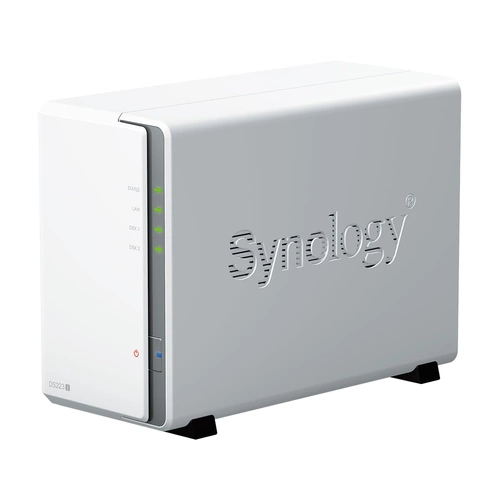 NAS-kiszolgáló Synology DS223j 2x SSD | HDD SATA 1GB RAM