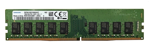 RAM memória 1x 16GB Samsung ECC UNBUFFERED DDR4  2400MHz PC4-19200 UDIMM | M391A2K43BB1-CRC