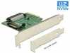 Delock Kártya PCI Express x4 - 1 x U.2 NVMe SFF-8639 female | 89672