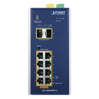 Kapcsoló Planet IGS-10020HPT-U 8x 1Gb 2x SFP 240 W PoE+