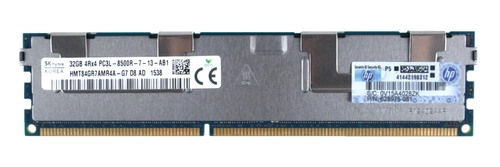 RAM memória 1x 32GB Hynix ECC REGISTERED DDR3  1066MHz PC3-8500 RDIMM | HMT84GR7AMR4A-G7