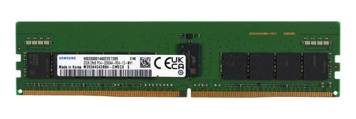 RAM memória 1x 32GB Samsung ECC REGISTERED DDR4 2Rx8 3200MHz PC4-25600 RDIMM | M393A4G43BB4-CWE