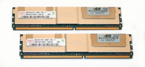 RAM memória 2x 8GB HP Proliant & Workstation DDR2 667MHz ECC FULLY BUFFERED DIMM | 413015-B21 