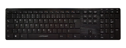 Wired billentyűzet LC-Power LC-KEY-5B-ALU QWERTZ