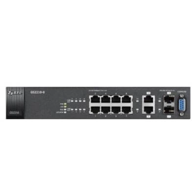 Kapcsoló Zyxel GS2210-8-EU0101F 8x RJ-45 10/100/1000 Mbps 2x RJ-45/SFP 