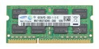 RAM memória 1x 4GB Samsung SO-DIMM DDR3 1600MHz PC3-12800 | M471B5273CH0-CK0