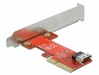 Delock Kártya PCI Express x4  1x SFF-8654 4i NVMe | 90483