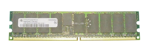 RAM memória 1x 4GB QIMONDA ECC REGISTERED DDR2  400MHz PC2-3200 RDIMM | HYS72T512022HR-5-A