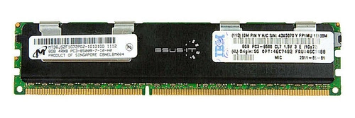 RAM memória 1x 8GB IBM ThinkServer & System X DDR3 1066MHz ECC REGISTERED DIMM | 49Y1399
