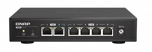 Kapcsoló QNAP QSW-2104-2T 2x RJ-45 10/100/1000 Mbps 4x RJ-45 10/100/1000/2500 Mbps