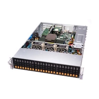 Szerver Platform Supermicro 2U 2114S-WN24RT AS-2114S-WN24RT AMD x 1 DDR4 x 16 24 x 2.5" NVMe PSU 1+1
