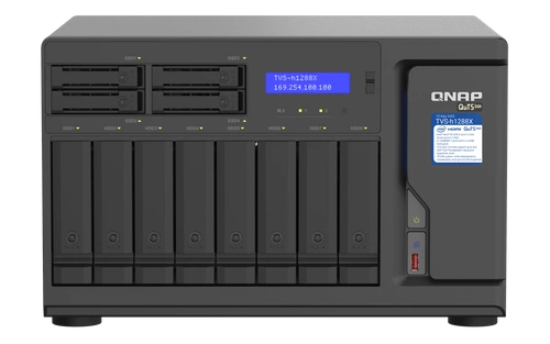 NAS-kiszolgáló QNAP TVS-h1288X-W1250-16G 16x SSD | HDD SATA 16GB RAM