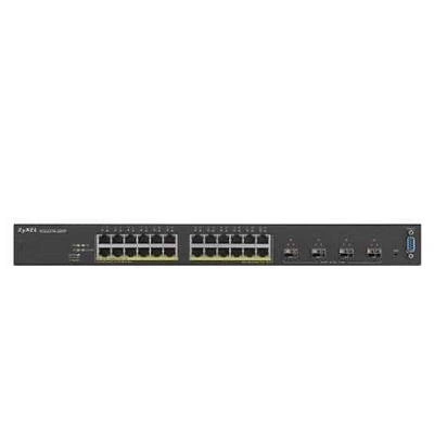 Kapcsoló Zyxel XGS2210-28HP-EU0101F 24x RJ-45 10/100/1000 Mbps 4x SFP+ 375 W PoE+