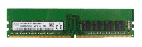 RAM memória 1x 16GB Hynix ECC UNBUFFERED DDR4 2Rx8 2666MHZ PC4-21300 UDIMM | HMA82GU7CJR8N-VK