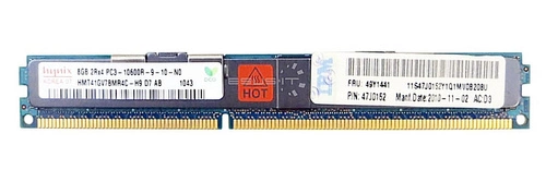 RAM memória 1x 8GB Hynix ECC REGISTERED DDR3  1333MHz PC3-10600 RDIMM | HMT41GV7BMR4C-H9