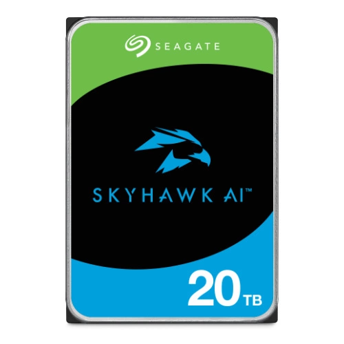 Merevlemez Seagate Skyhawk AI 3.5'' HDD 20TB 7200RPM SATA 6Gb/s 512MB | ST20000VE003