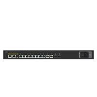 Kapcsoló Netgear GSM4212P-100EUS 10x 1Gb 2x SFP 125 W PoE+