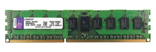 RAM memória 1x 4GB Kingston ECC REGISTERED DDR3  1333MHz PC3-10600 RDIMM | HW4D3L13R9D8EC