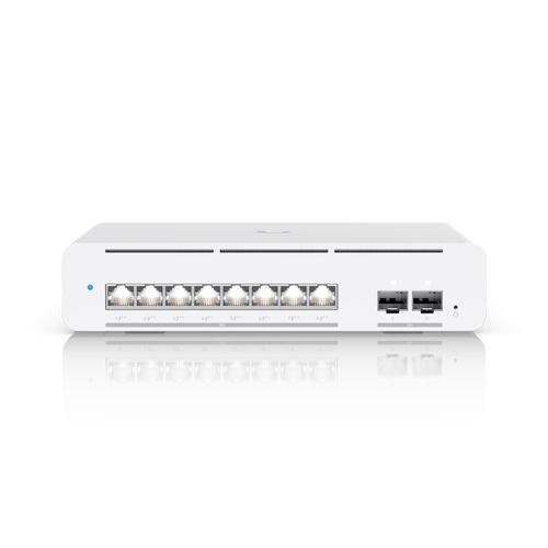 Kapcsoló Ubiquiti USW-Pro-XG-8-PoE 8x 10Gb 2x SFP+ 155 W PoE++