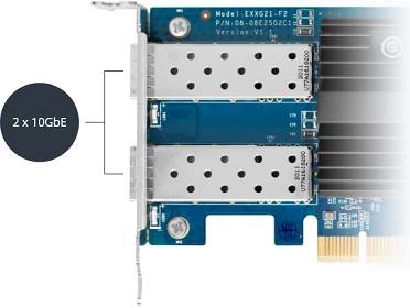 Hálózati Kártya Synology E10G21-F2 2x 10 GbE SFP+PCI Express