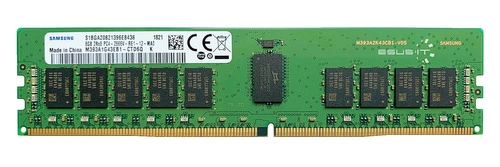 RAM memória 1x 8GB Samsung ECC REGISTERED DDR4 2Rx8 2666MHZ PC4-21300 RDIMM | M393A1G43EB1-CTD