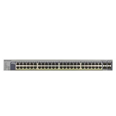 Kapcsoló Netgear GS752TP-200EUS 48x 10/100/1000 4x SFP 380 W PoE+