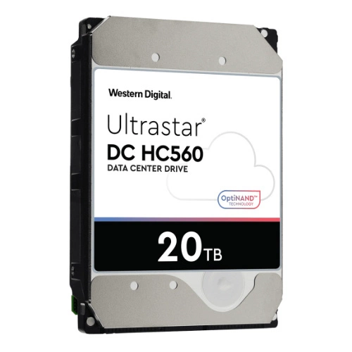 Merevlemez Western Digital Ultrastar DC HC560 3.5'' HDD 20TB 7200RPM SATA 6Gb/s 512MB | 0F38755