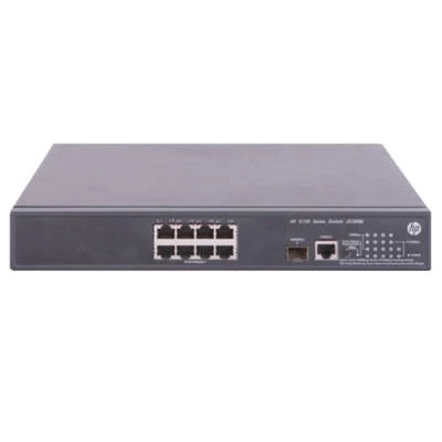 Kapcsoló HPE JG309B 8x 10/100/1000 1x SFP 180 W PoE+