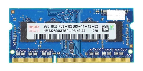 RAM memória 1x 2GB Hynix SO-DIMM DDR3 1600MHz PC3-12800 | HMT325S6CFR8C-PB