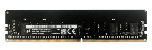 RAM memória 1x 8GB Micron ECC REGISTERED DDR4 1Rx8 2933MHz PC4-23400 RDIMM | MTA9ASF1G72PZ-2G9E