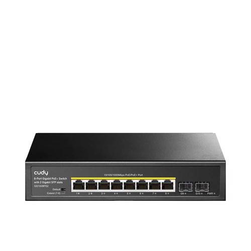 Kapcsoló Cudy GS1008PS2 8x 1Gb 2x SFP 120 W PoE+