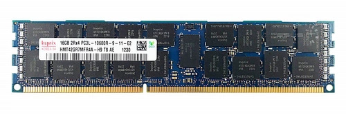 RAM memória 1x 16GB Hynix ECC REGISTERED DDR3 2Rx4 1333MHz PC3-10600 RDIMM | HMT42GR7MFR4A-H9