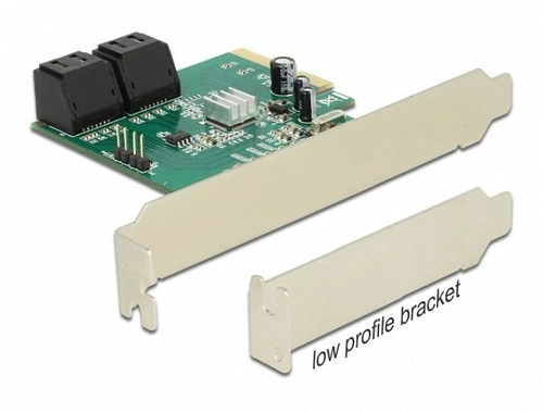 Delock PCI Express card Hybrid 4 x intern SATA 6 Gb/s RAID 0,1,10