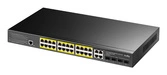 Kapcsoló Cudy GS2028PS4-400W 24x 1Gb 4x RJ-45/SFP 400 W PoE+
