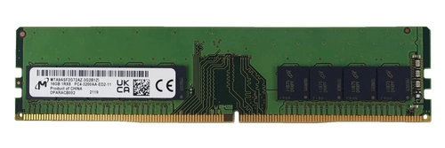 RAM memória 1x 16GB Micron DDR4 1Rx8 3200MHz PC4-25600 ECC UNBUFFERED  | MTA9ASF2G72AZ-3G2