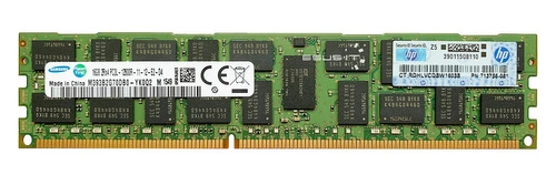 RAM memória 1x 16GB Samsung ECC REGISTERED DDR3  1600MHz PC3-12800 RDIMM | M393B2G70DB0-YK0